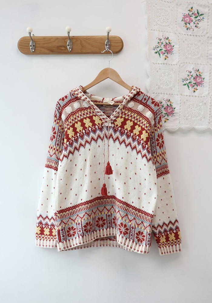 pinkhouse hood knit